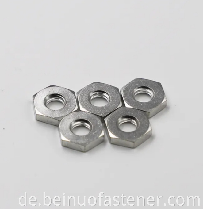 hex thin nut